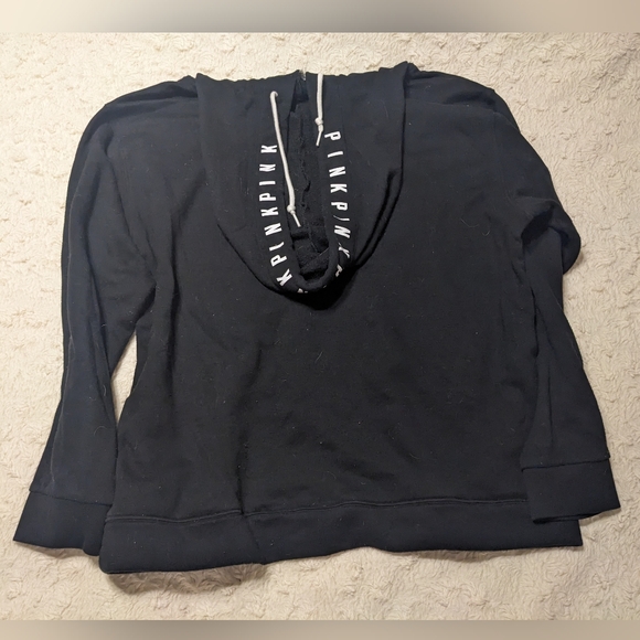 PINK Victoria's Secret Y2K Logo Hoodie and Long Sleeved Tee Bundle sz L - Picture 8 of 16